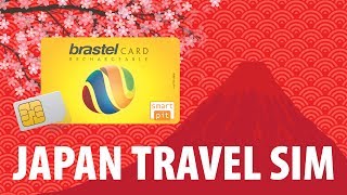 Japan Travel SIM amp Brastel Card ENGLISH [upl. by Anidam]