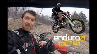 2024 Fantic XE300 amp XEF310 first test ride [upl. by Eerdua]