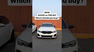 F80 M3 vs BMW M340i Which Is BETTER cars car bmw viral [upl. by Aninep550]