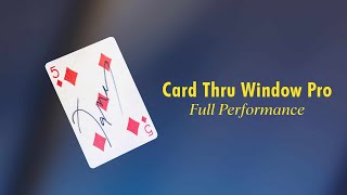 Card Thru Window Pro  Full Performance [upl. by Eerahc]