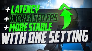 How to increase FPS lower input latency on ANY GPU with ONE setting [upl. by Winola]