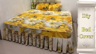 Simple Bedsheet Tutorial  How To Sew Bedsheet  Full Tutorial For Beginners  eVin’s Work [upl. by Leahcym]