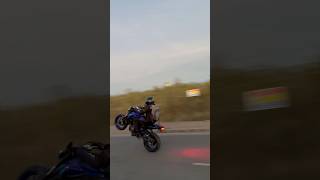 Yamaha MT07 Sound Aggressive Black Widow Fail Wheelie💥💨 mt07 yamaha motorcycle shorts [upl. by Mani203]