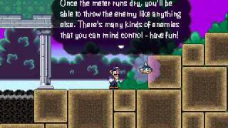 Psycho Waluigi  1  hey it takes me the whole level to get how it works hooray [upl. by Gnni]