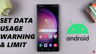 How To Set Data Usage Warning amp Limit On Android Phone [upl. by Ellirehs986]