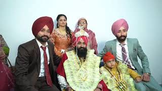 Wedding day Hartej Singh weds Navneet Kaur  Gurwinder studio [upl. by Loesceke354]