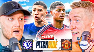 CHELSEA vs MAN UTD  Pitch Side LIVE [upl. by Nywra406]