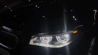 BMW F10 XENON TO LCI LED CONVERSION [upl. by Aehtla]