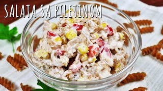 Salata sa piletinom  Recepticom [upl. by Eecrad]