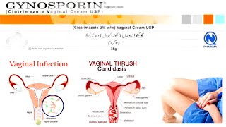 Gynosporin Vaginal Cream uses in Urdu Hindi [upl. by Ahsiemac]