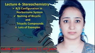 Stereochemistry RS Configuration in Norbornane System  CSIRNETGATEIITJAM [upl. by Annayad]