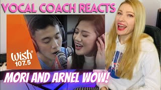 Vocal Coach Reacts Arnel Pineda and Morissette cover quotI Finally Found Someonequot LIVE on Wish Bus [upl. by Gwyn]