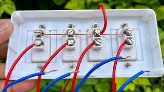 Best switch board wiring for home purpose 😇 [upl. by Koppel86]