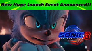 New HUGE Launch Event Announced For Sonic Movie 3 [upl. by Katee]