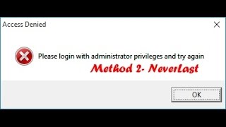 How to Log In As Administrator  Please Log In with Administrator Privileges and try Again [upl. by Ahsennod]