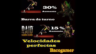 Raid Shadow Legends Ajustar la velocidad perfectamente [upl. by Hammad]