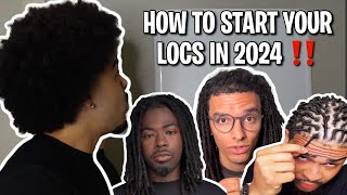 HOW TO START YOUR LOCS IN 2024 ‼️CUSTOMIZING MY SECOND SET OF LOCS 👀 [upl. by Oreves]