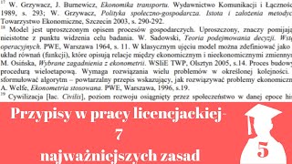 Przypisy w pracy licencjackiej7 najważniejszych zasad [upl. by Inaffyt526]