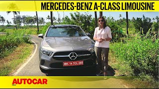 2021 MercedesBenz Aclass Limousine review  The rising star I First Drive I Autocar India [upl. by Matlick73]