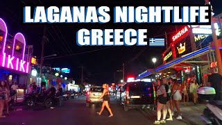 Touring Laganas Beach Nightlife What Really Goes Down at Night [upl. by Carling298]