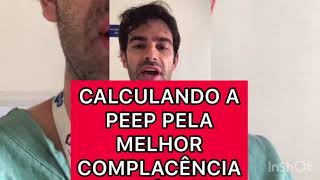 Calculando a PEEP pela melhor complacência estática [upl. by Bettine540]