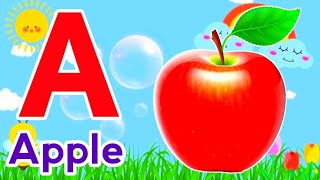 Phonics Song with TWO Words  A For Apple  ABC Alphabet Songs with Sounds for Children [upl. by Batista325]