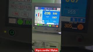 Nipro surdial 55plus Hemodialysis Machine [upl. by Haakon]