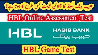 HBL Complete Online Assessment Test Solved 2024  Talent Test Game [upl. by Ylrebmyk119]