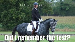 Dressage debut  putting my memory to the test [upl. by Richlad462]