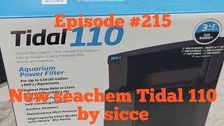 seachem Tidal 110 by sicce Installed on a 55 gallon aquarium [upl. by Kammerer51]