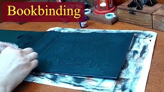 Bookbinding from Start to Finish Embossed Cover ASMR [upl. by Arratahs261]