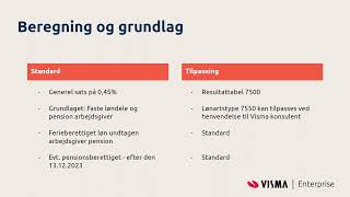 Webinar Løntillæg for store bededag i Visma Løn 11122023 [upl. by Ecinev]