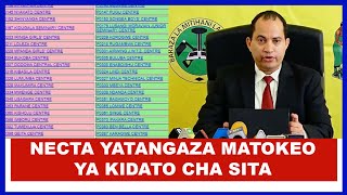 MATOKEO YA KIDATO CHA SITA 2024 HAYA APA  NECTA IMETANGAZA MATOKEO YA FORM SIX 2024 [upl. by Masterson]