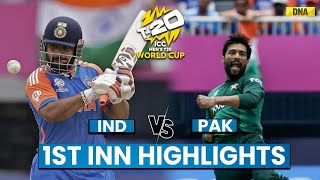 India Vs Pakistan Highlights 1st Innings Pakistan Need 120 Runs To Win Against India I T20 WC 2024 [upl. by Paderna]