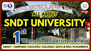 All About SNDT University  1st Womens University in India  BEd for Girls bedcet [upl. by Bopp]