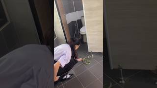 Student she can catch snake in toilet [upl. by Gayler]