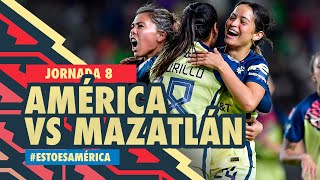 🔴 EN VIVO Femenil  América Vs Mazatlán  Jornada 8  CL22 [upl. by Cramer]