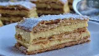 How to make the Best Mille Feuille  Jim Michailidis [upl. by Aisiat85]