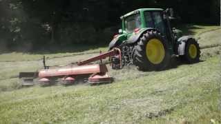 Thumhausen heigt John Deere 6230 schwadern [upl. by Stier]