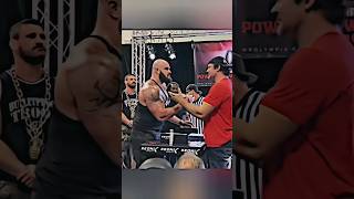 Two best arm wrestling fight armwrestling shorts wwe devonlarratt [upl. by Accem]