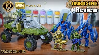 Halo Warthog Run  Mega Construx 10th Anniversary  Unboxing amp Review [upl. by Natalie126]