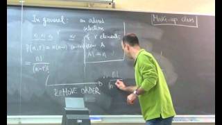 DISCRETE MATHS  COMBINATORICS  LECTURE 4  March 4th [upl. by Siriso699]