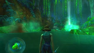 Soothing Thermal Cavern Ambience amp Music  Geyser Spring Primordial Pool  World of Warcraft Fishing [upl. by Edgell]