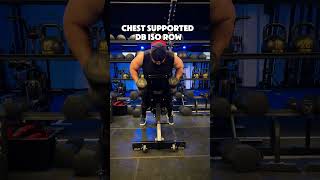 Chest Supported DB ISO Row [upl. by Ynnob555]