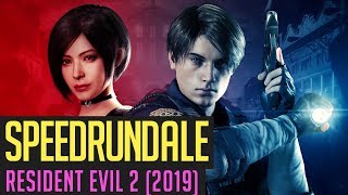 Resident Evil 2 Remake LeonTraining Speedrun in 14202 von Simon  Speedrundale [upl. by Edi558]