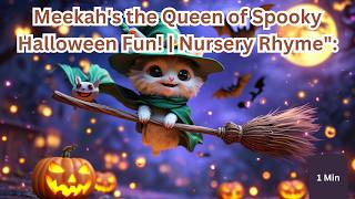 Meekahs the Queen of Spooky Halloween Fun  Nursery Rhyme [upl. by Ma]