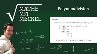 Polynomdivision  Mathe mit Meckel machts möglich [upl. by Nolte829]