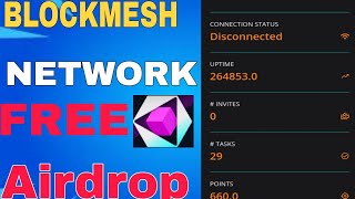 New crypto loot BLOCKMESH NETWORK Airdrop New instant crypto loot instant profit withdrawal [upl. by Akerley]