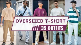 35 Oversized TShirt Outfits for Summer 2024  Mens Fashion [upl. by Conyers]