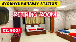 Retiring Room Ayodhya Junction Railway Station IRCTC railway indianrailways ayodhya irctc [upl. by Adiaroz627]